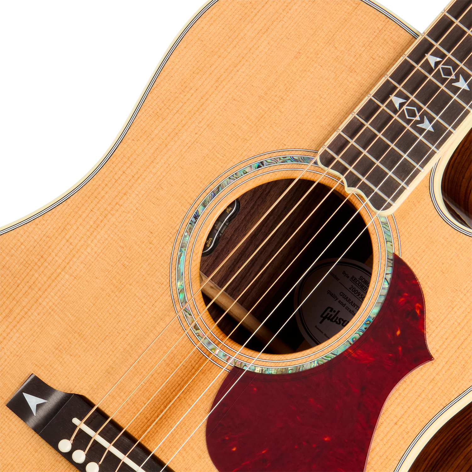 Gibson Songwriter Recording Artist Lh (baggs Hifi Dna) Dreadnought Cw Gaucher Epicea Palissandre Eb - Antique Natural - Guitare Folk - Variation 2