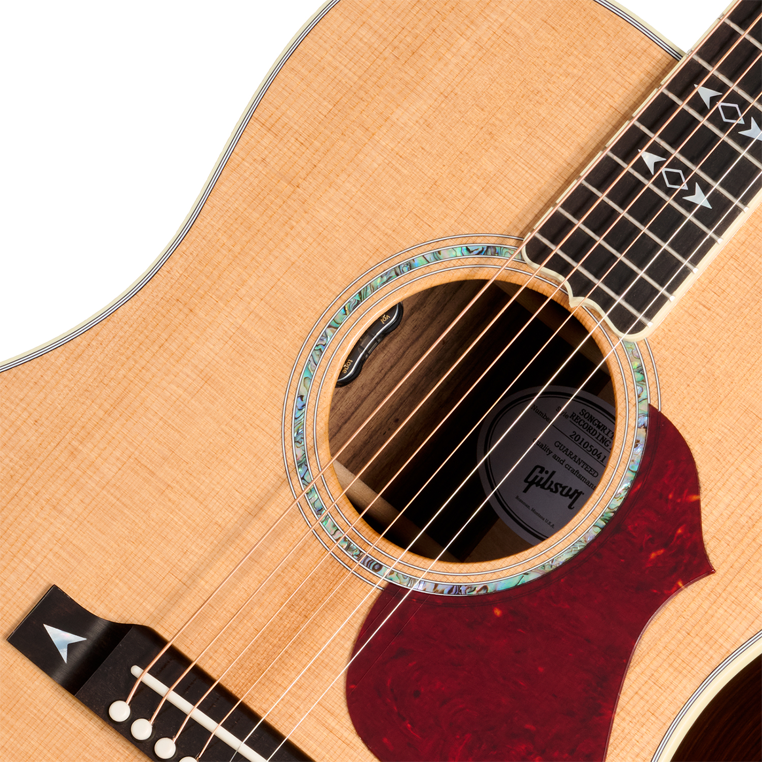 Gibson Songwriter Recording Artist Lh (baggs Hifi Dna) Dreadnought Gaucher Epicea Palissandre Eb - Antique Natural - Guitare Folk - Variation 2