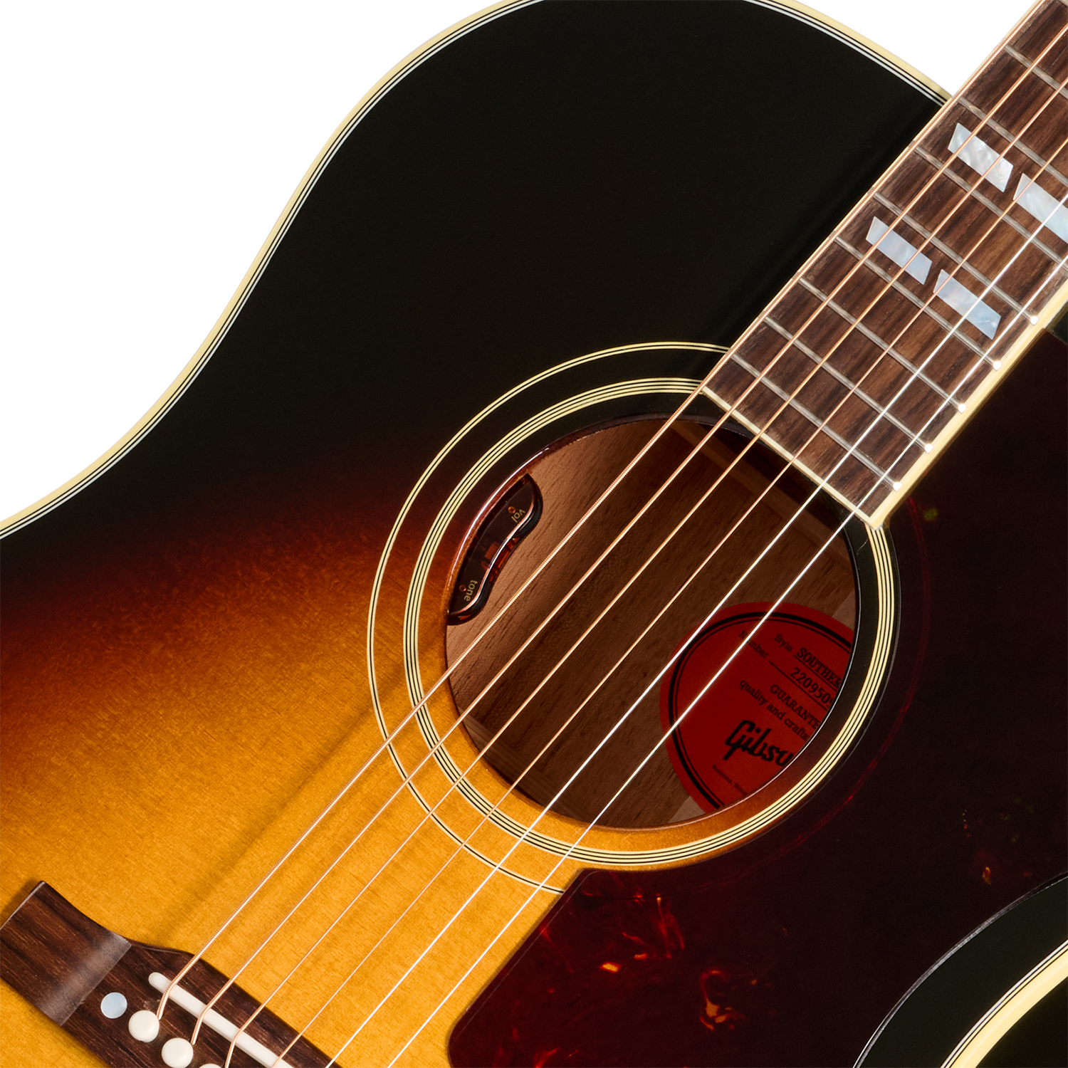Gibson Southern Jumbo Original (baggs Hifi Dna) Dreadnought Epicea Acajou Rw - Vintage Sunburst - Guitare Folk - Variation 2