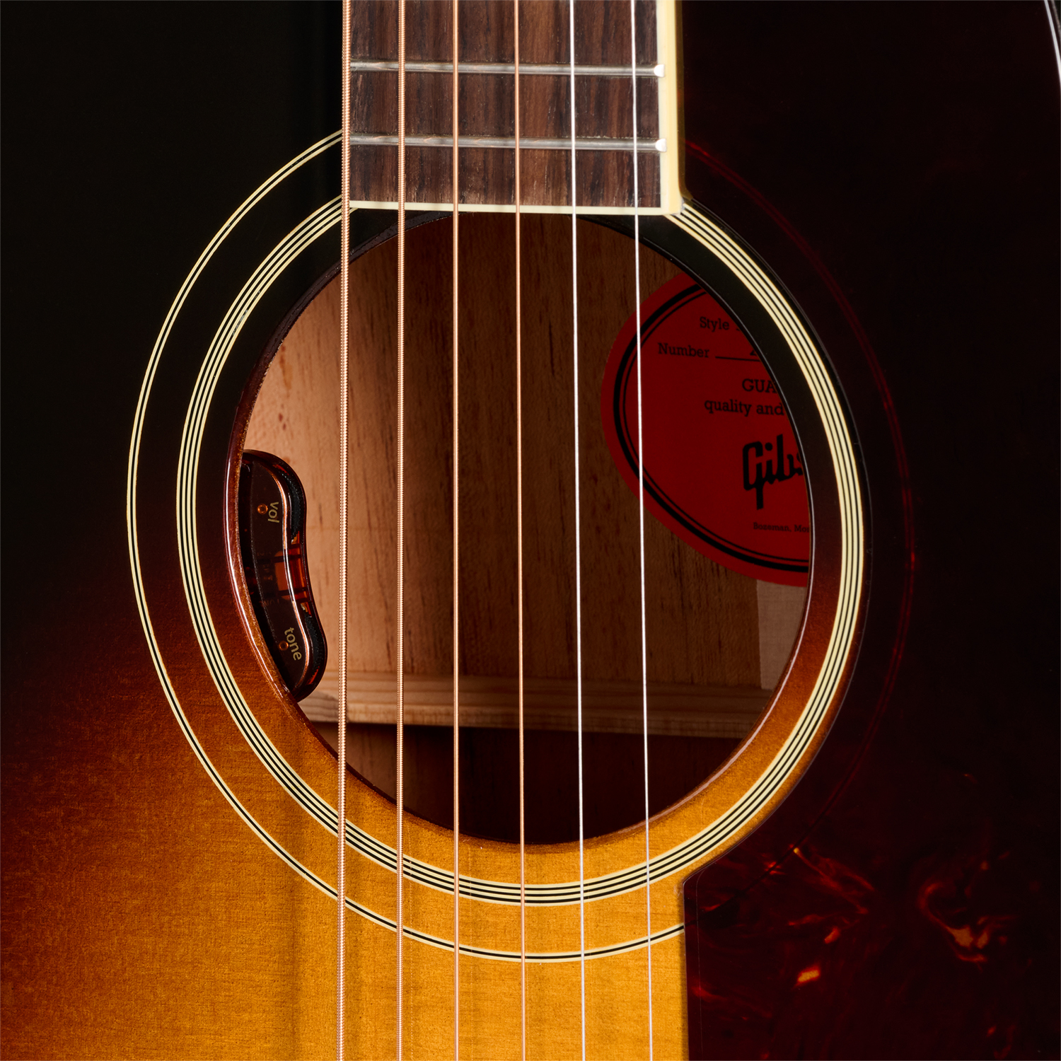 Gibson Southern Jumbo Original (baggs Hifi Dna) Dreadnought Epicea Acajou Rw - Vintage Sunburst - Guitare Folk - Variation 4