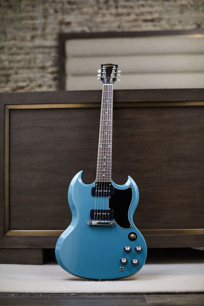 Gibson Sg Special Original P90 - Pelham Blue - Guitare Électrique RÉtro Rock - Variation 4