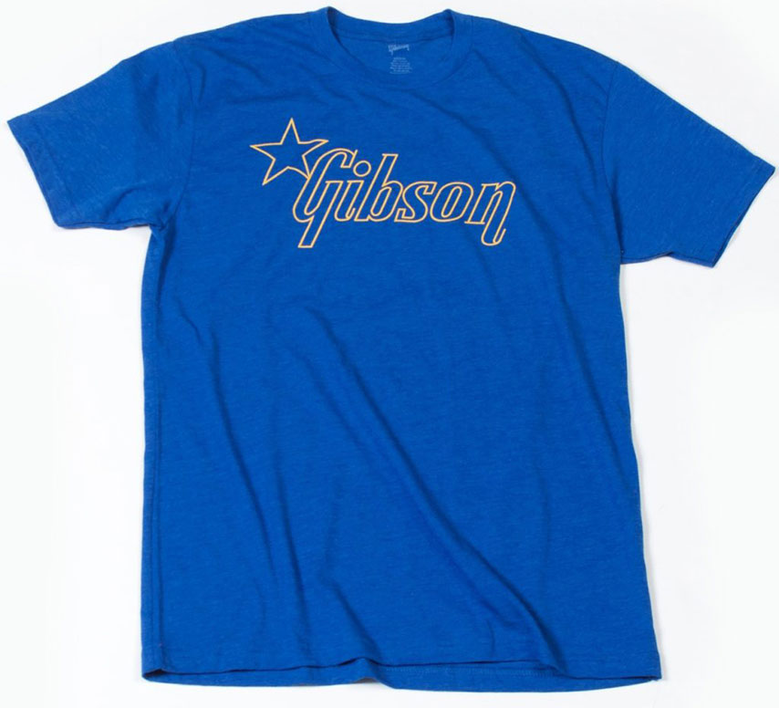 Gibson Star Logo T Small Blue - T-shirt - Variation 1