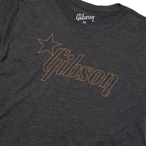 T-shirt Gibson Star Logo Tee Medium - Charcoal