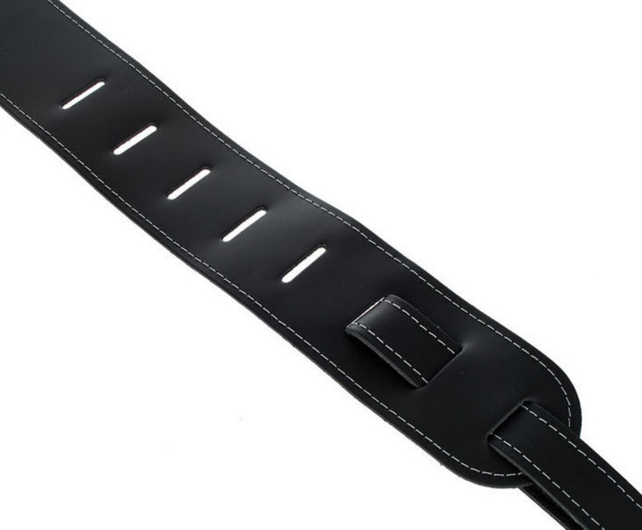 Gibson The Troubadour Acoustic Guitar Strap Cuir Black - Sangle Courroie - Variation 2