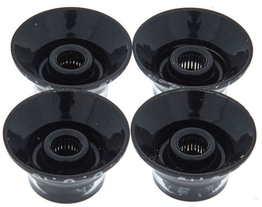 Gibson Top Hat Knobs 4-pack Black - Bouton - Variation 1