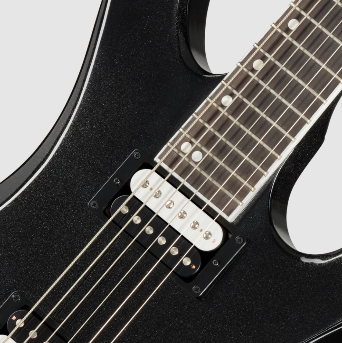 Gibson Victory Baritone Usa 2h Ht Eb - Graphite Metallic - Guitare Électrique Baryton - Variation 2
