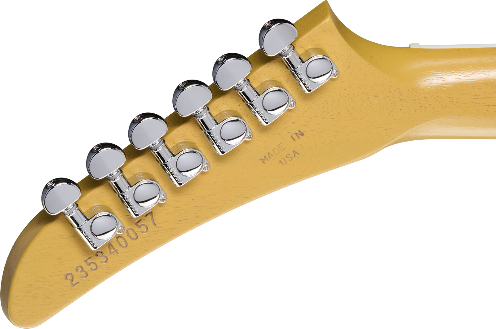 Gibson Victory Usa 2h Ht Eb - Tv Yellow Satin - Guitare Électrique Double Cut - Variation 3