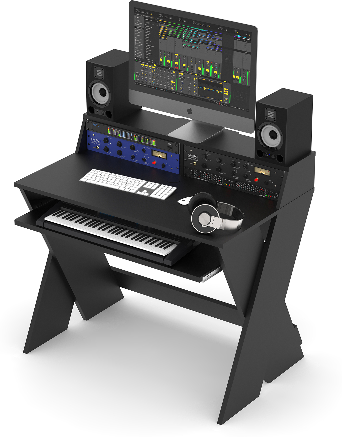 Glorious Sound Desk Compact Black - Station De Travail Studio - Main picture
