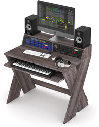 Station de travail studio Glorious Sound Desk Compact Walnut