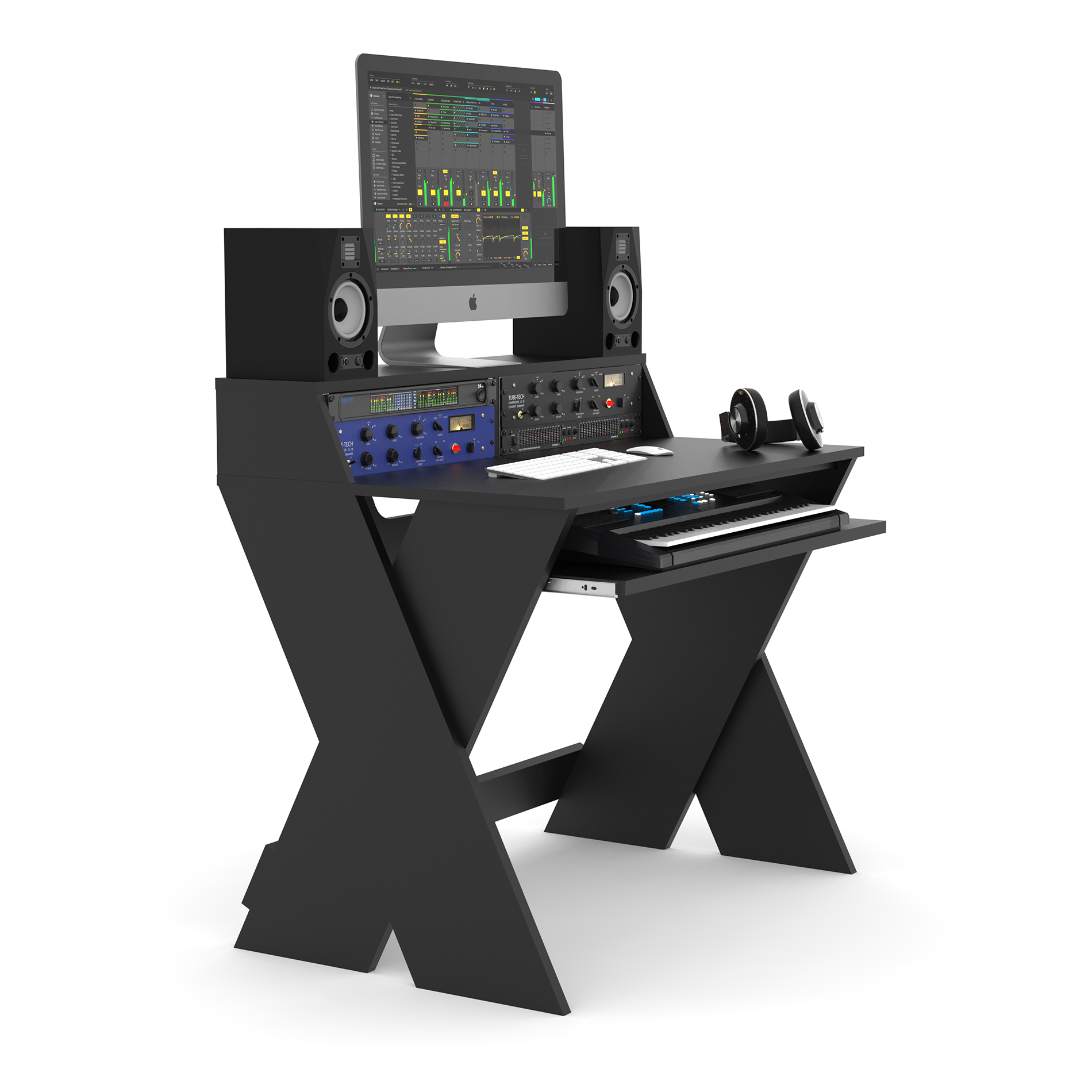 Glorious Sound Desk Compact Black - Station De Travail Studio - Variation 2