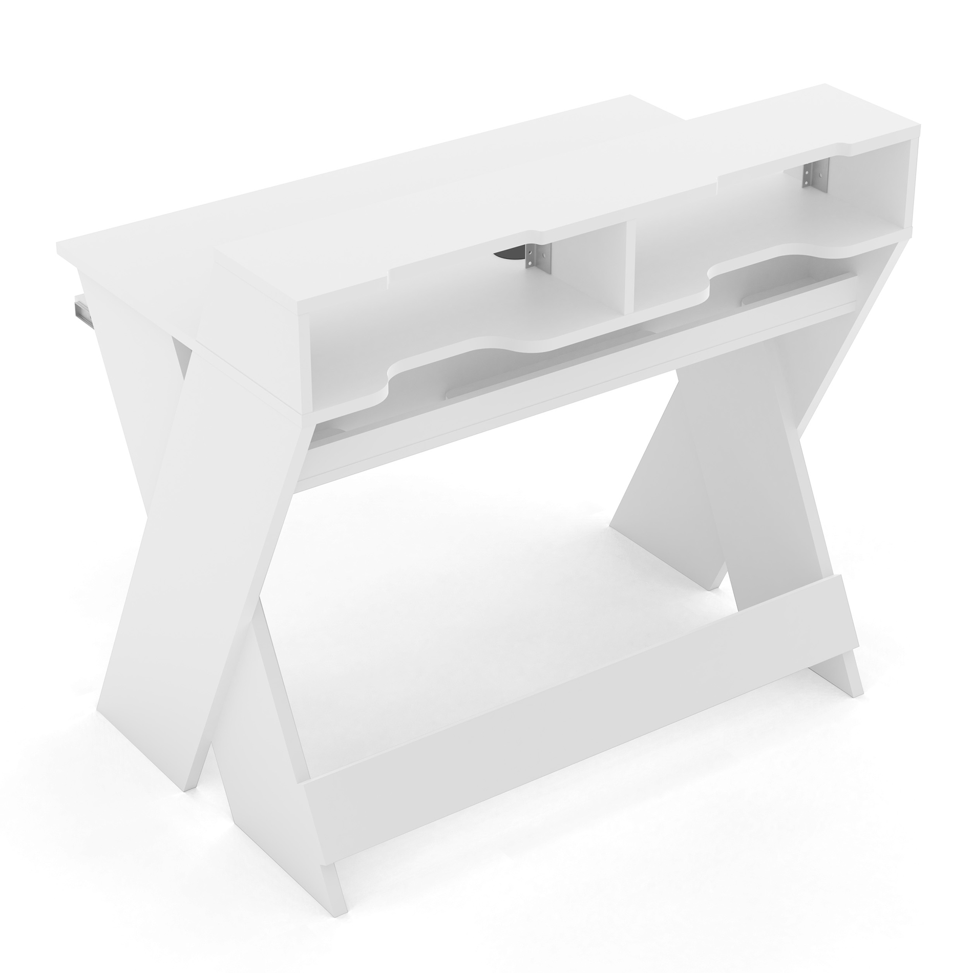Glorious Sound Desk Compact White - Station De Travail Studio - Variation 4