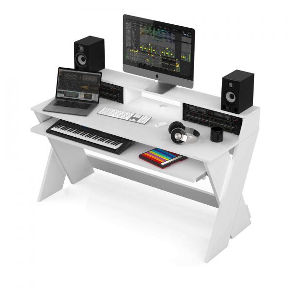 Station de travail studio Glorious Sound Desk Pro Blanc