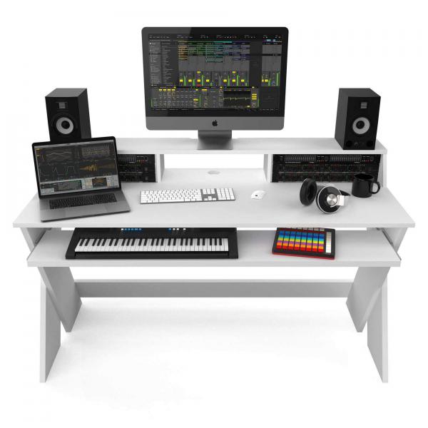 Station de travail studio Glorious Sound Desk Pro Blanc