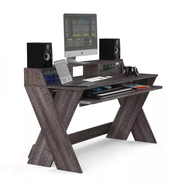 Station de travail studio Glorious Sound Desk Pro Walnut