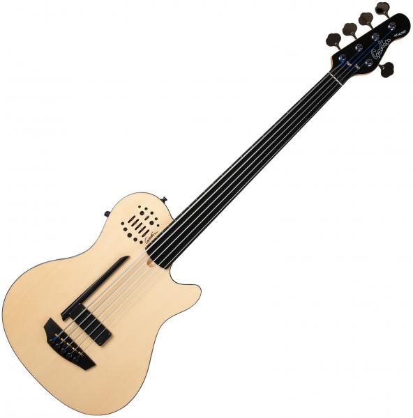 Godin A5 Ultra Natural Fretless A E natural semi gloss Acoustic bass