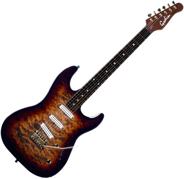 Str. 24 Godin Artisan ST-III EN - whiskey burst Guitarra eléctrica con forma de ...