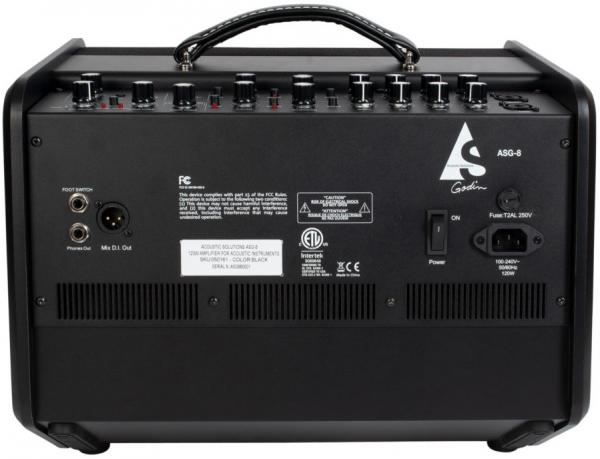 Combo ampli acoustique Godin Acoustic Solutions ASG-8 120 - Black