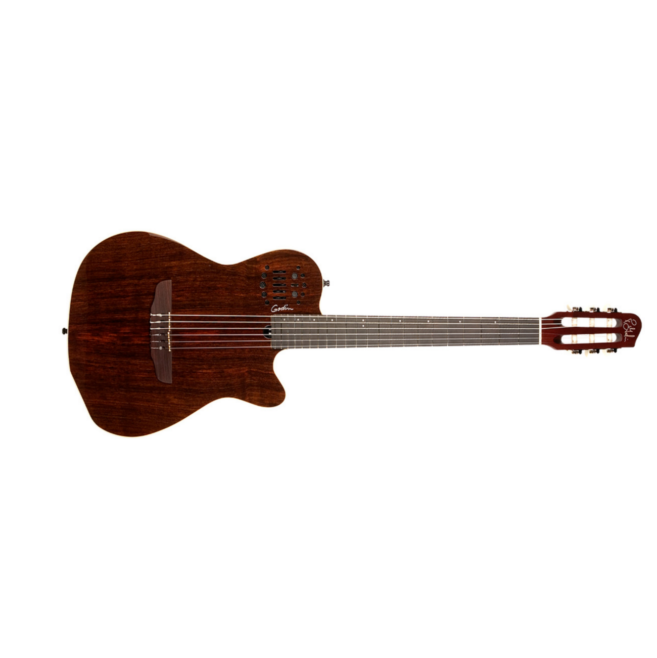 Godin Multiac Nylon Acs Sa Rosewood Synth Access +housse - Natural - Guitare Classique Format 4/4 - Main picture