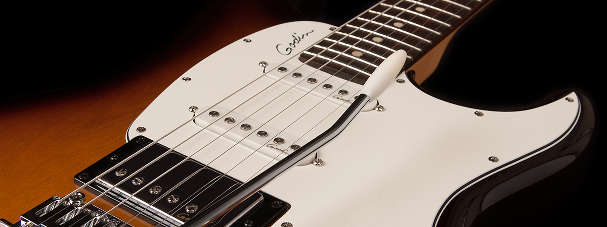 Godin Double Cutaway Session Rw - Vintage Burst Hg - Guitare Électrique Forme Str - Variation 4