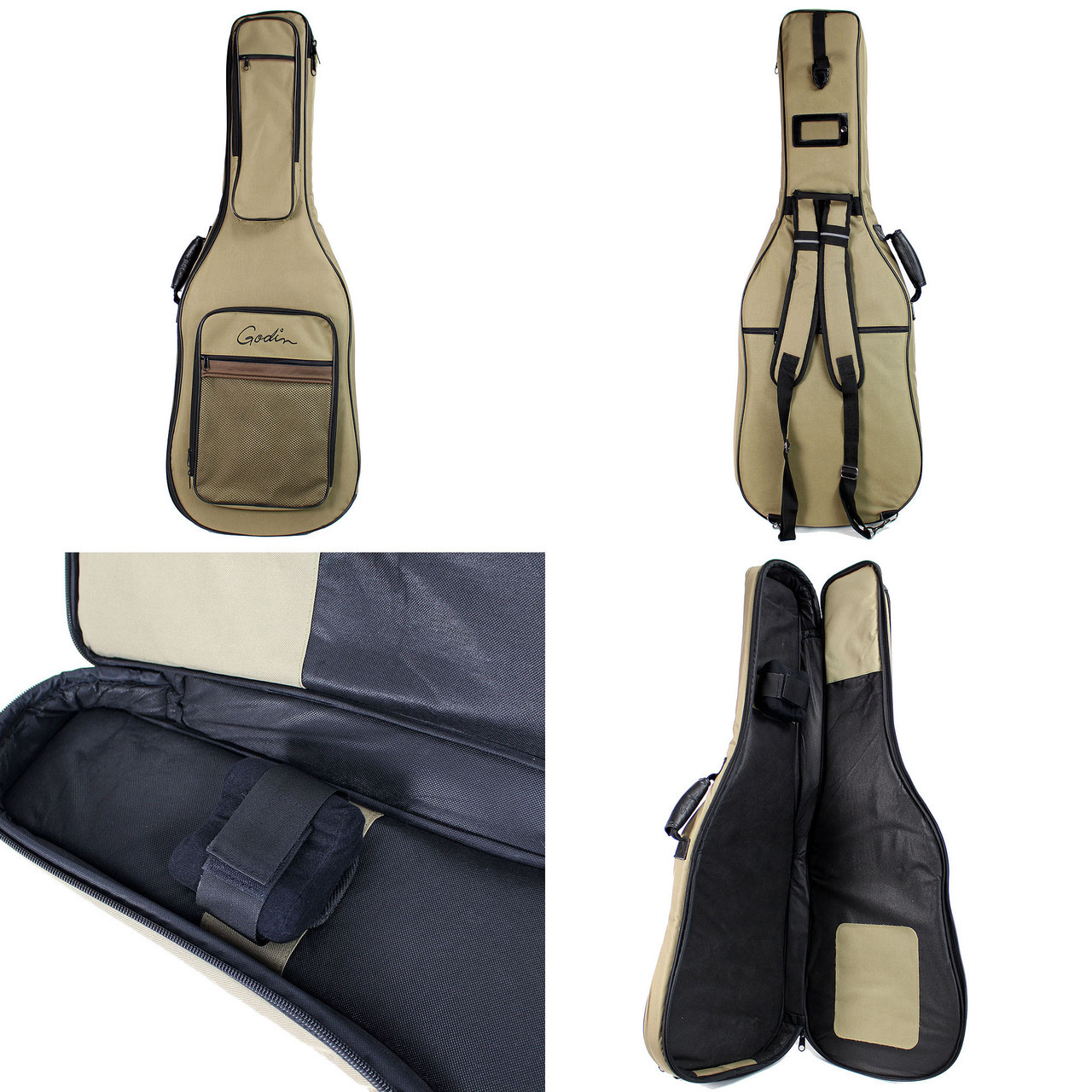 Godin Double Cutaway Session Rw - Vintage Burst Hg - Guitare Électrique Forme Str - Variation 5