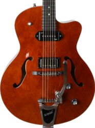 Guitare électrique 3/4 caisse & jazz Godin 5th Avenue Uptown Custom Bigsby - Havana burst