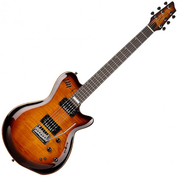 Godin LGXT SA MIDI Piezo - cognac burst flame aaa Modeling