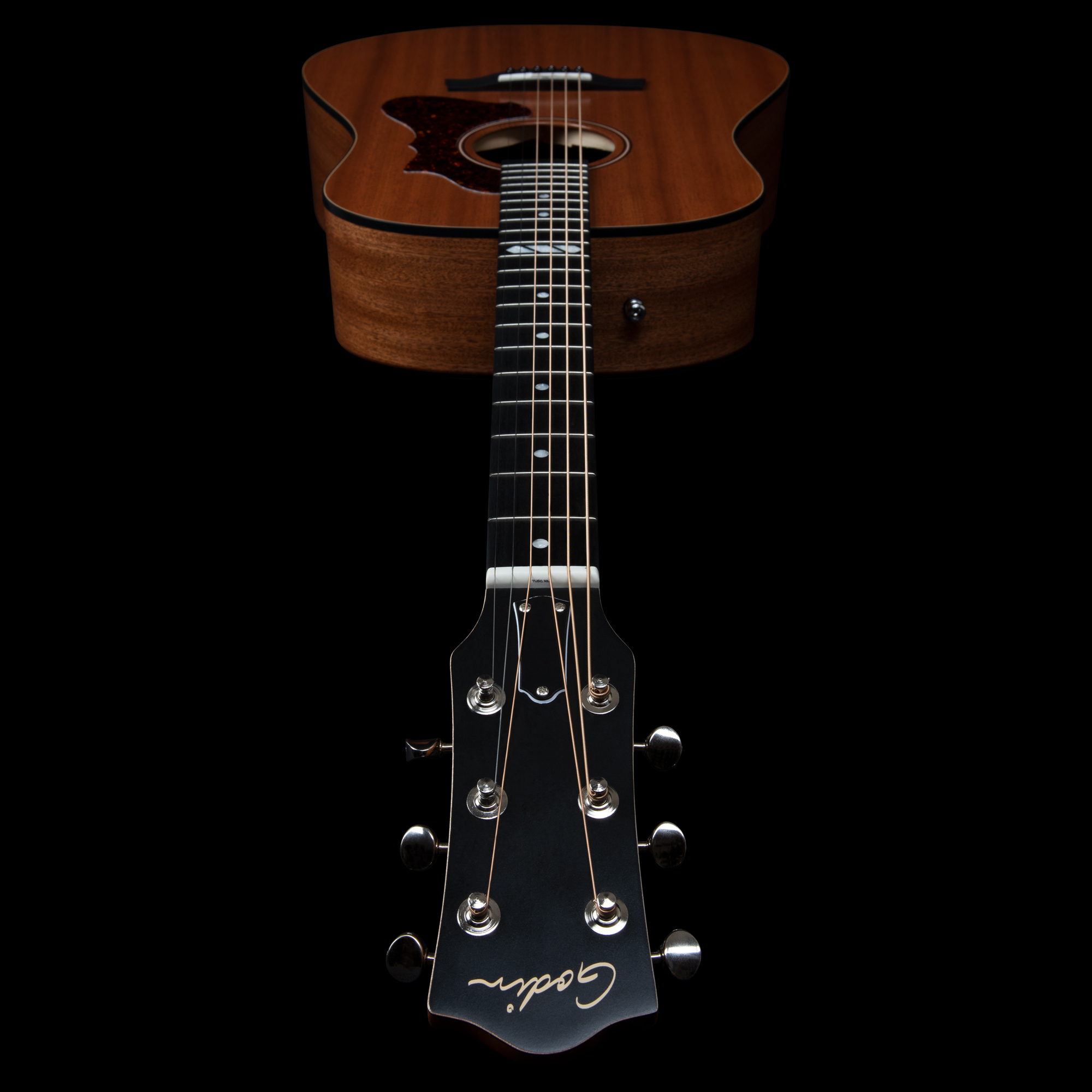 Godin Metropolis Composer Lr Baggs Element Dreadnought Tout Acajou Ric - Natural Semi Gloss - Guitare Acoustique - Variation 2