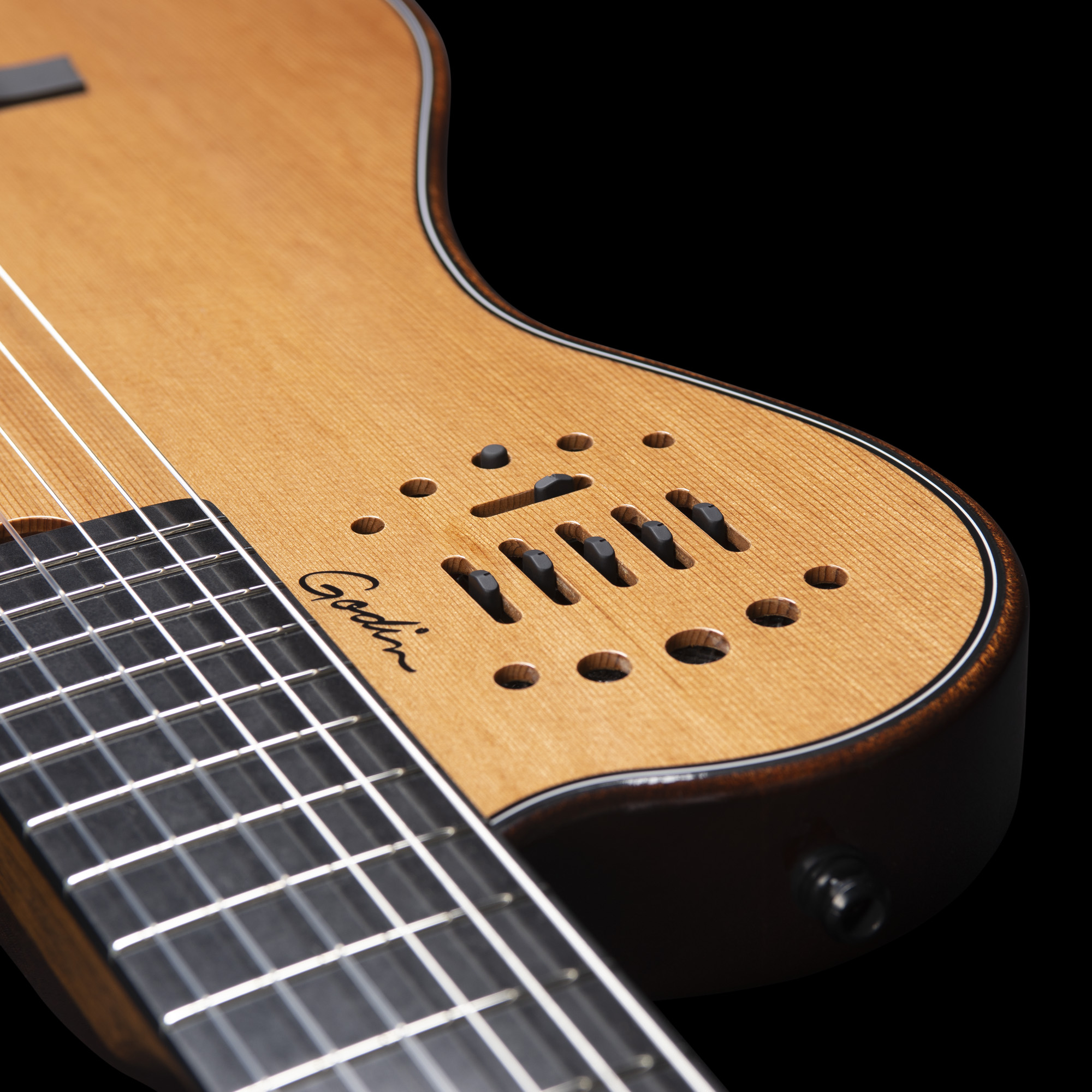 Godin Multiac Mundial Grand Concert Deluxe Mahogany - Natural - Guitare Classique Format 4/4 - Variation 2