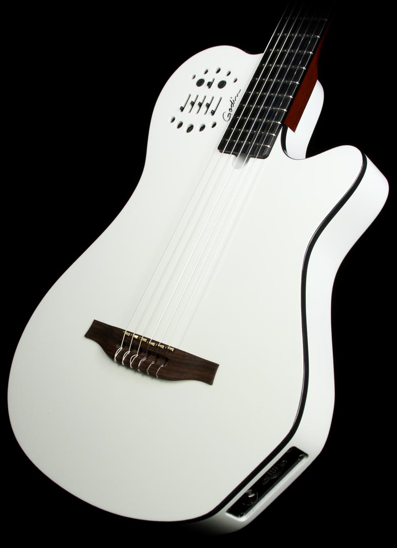 Godin Multiac Nylon Acs Sa Synth Access +housse - White - Guitare Classique Format 4/4 - Variation 2