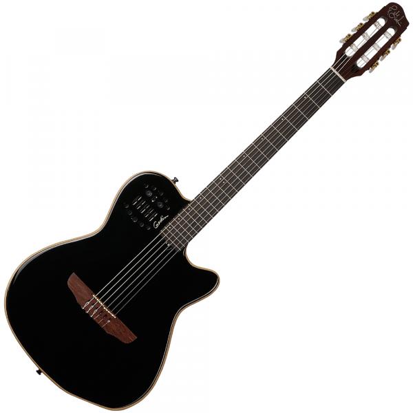 Guitare classique format 4/4 Godin Multiac Nylon ACS SA Slim - black