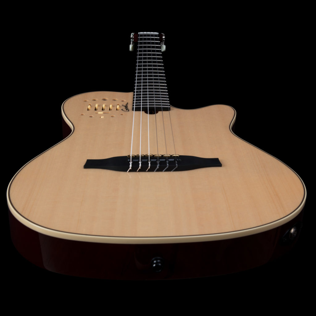 Godin Multiac Nylon Deluxe Cw Cedre Acajou +housse - Naturel - Guitare Acoustique - Variation 3