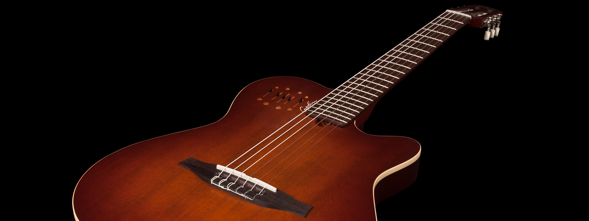 Godin Multiac Nylon Encore +housse - Burnt Umber - Guitare Classique Format 4/4 - Variation 3