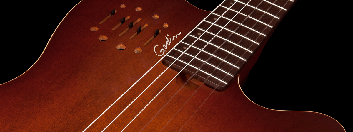 Godin Multiac Nylon Encore +housse - Burnt Umber - Guitare Classique Format 4/4 - Variation 4