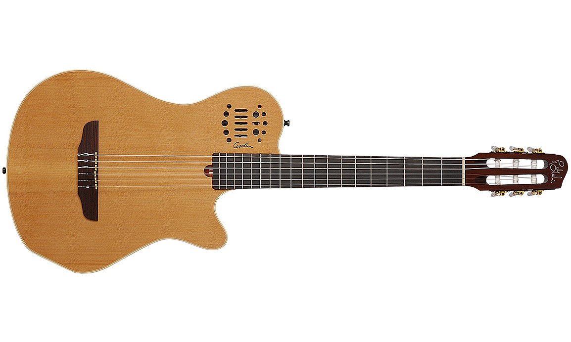 Godin Multiac Nylon Grand Concert Sa Ric +housse - Natural - Guitare Classique Format 4/4 - Variation 1