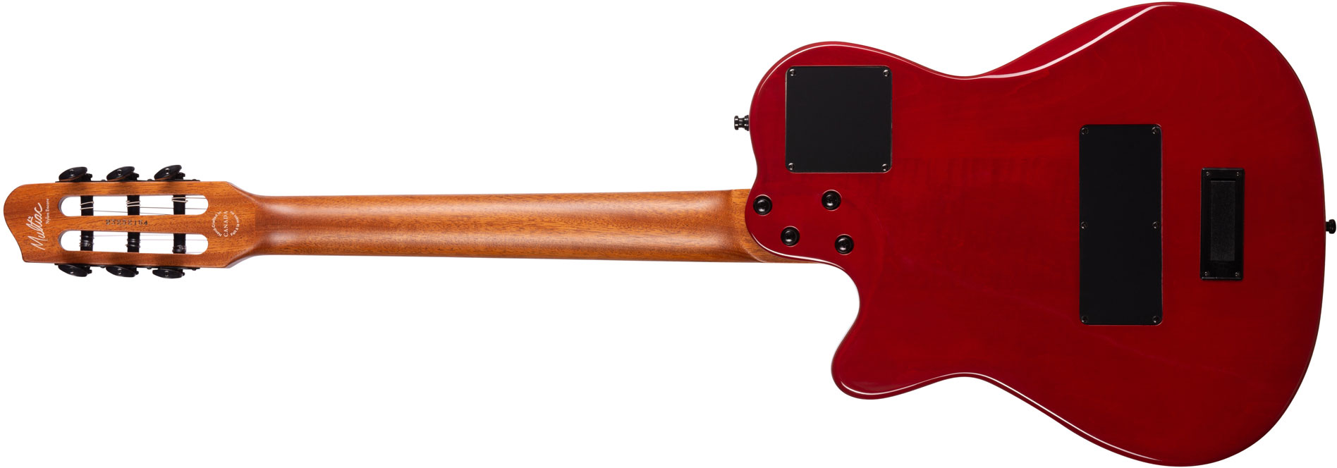 Godin Multiac Nylon Mundial Cw Cedre Acajou Rw - Aztec Red - Guitare Acoustique - Variation 1