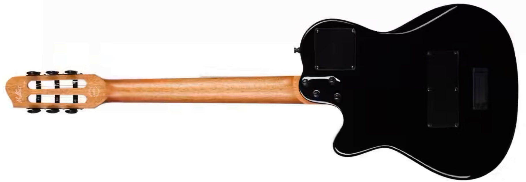 Godin Multiac Nylon Mundial Cw Cedre Acajou Rw - Onyx Black - Guitare Folk - Variation 1