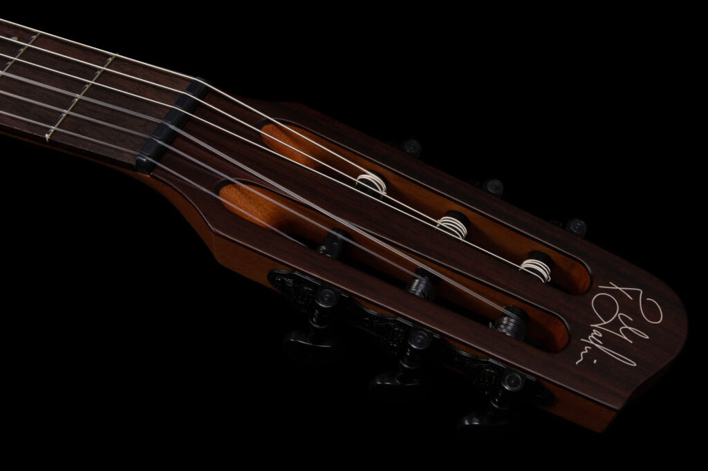 Godin Multiac Nylon Mundial Cw Cedre Acajou Rw - Aztec Red - Guitare Acoustique - Variation 6