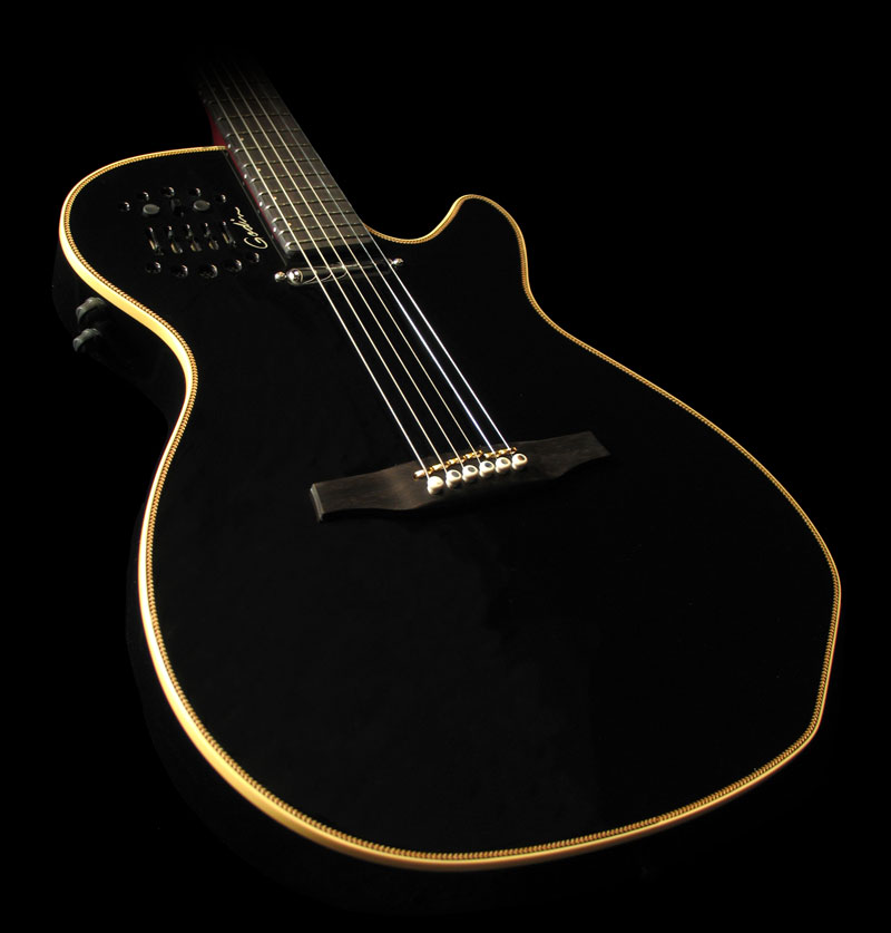 Godin Multiac Steel Spectrum Sa Synth Access Ric +housse - Black - Guitare Acoustique - Variation 2