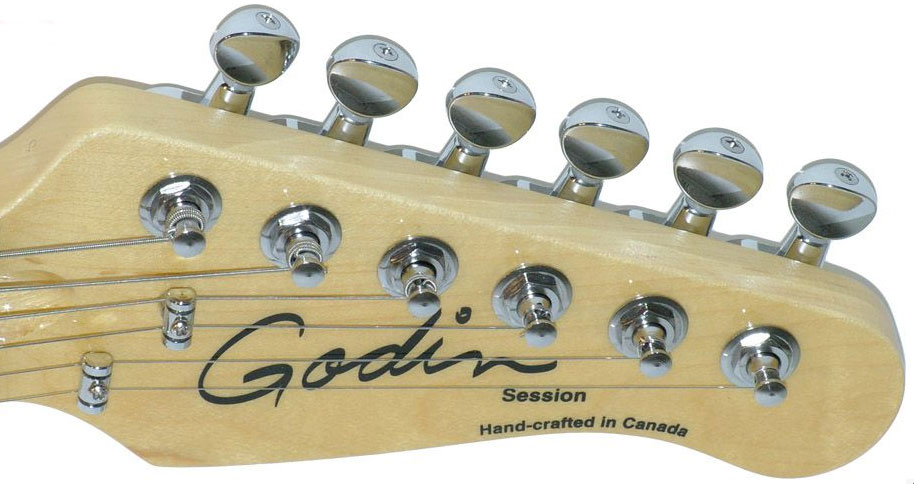 Godin Double Cutaway Session Rw - Blackburst Sg - Guitare Électrique Forme Str - Variation 4