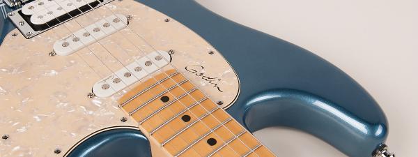 Guitare électrique solid body Godin Session Ltd (MN) - desert blue hg