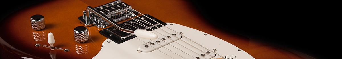 Godin Double Cutaway Session Hss Rw - Lightburst Hg - Guitare Électrique Forme Str - Variation 2