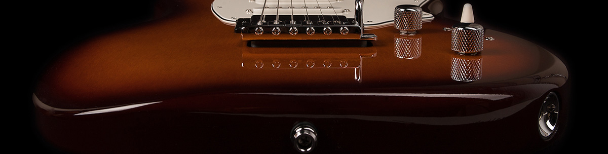 Godin Double Cutaway Session Hss Rw - Lightburst Hg - Guitare Électrique Forme Str - Variation 3