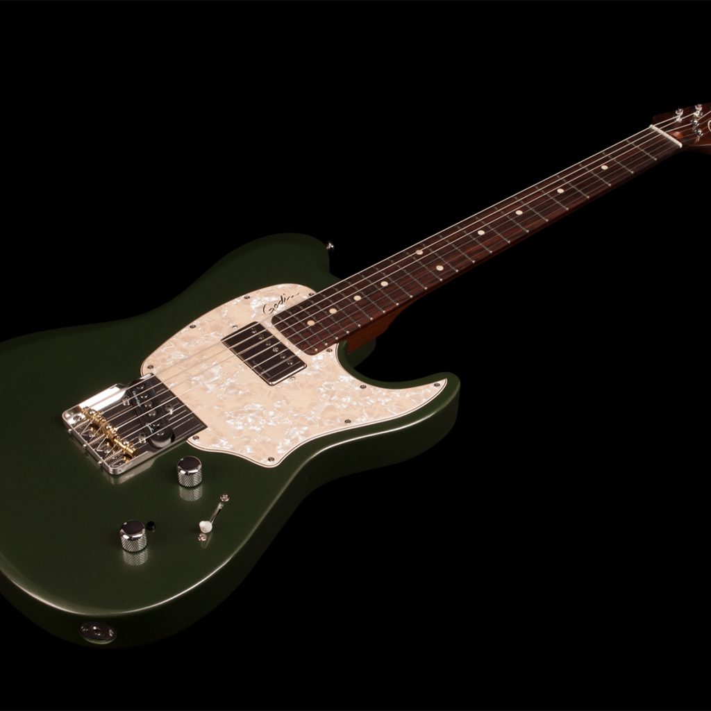 Godin Stadium '59 Ltd Sh Trem Rw - Desert Green - Guitare Électrique Forme Tel - Variation 3