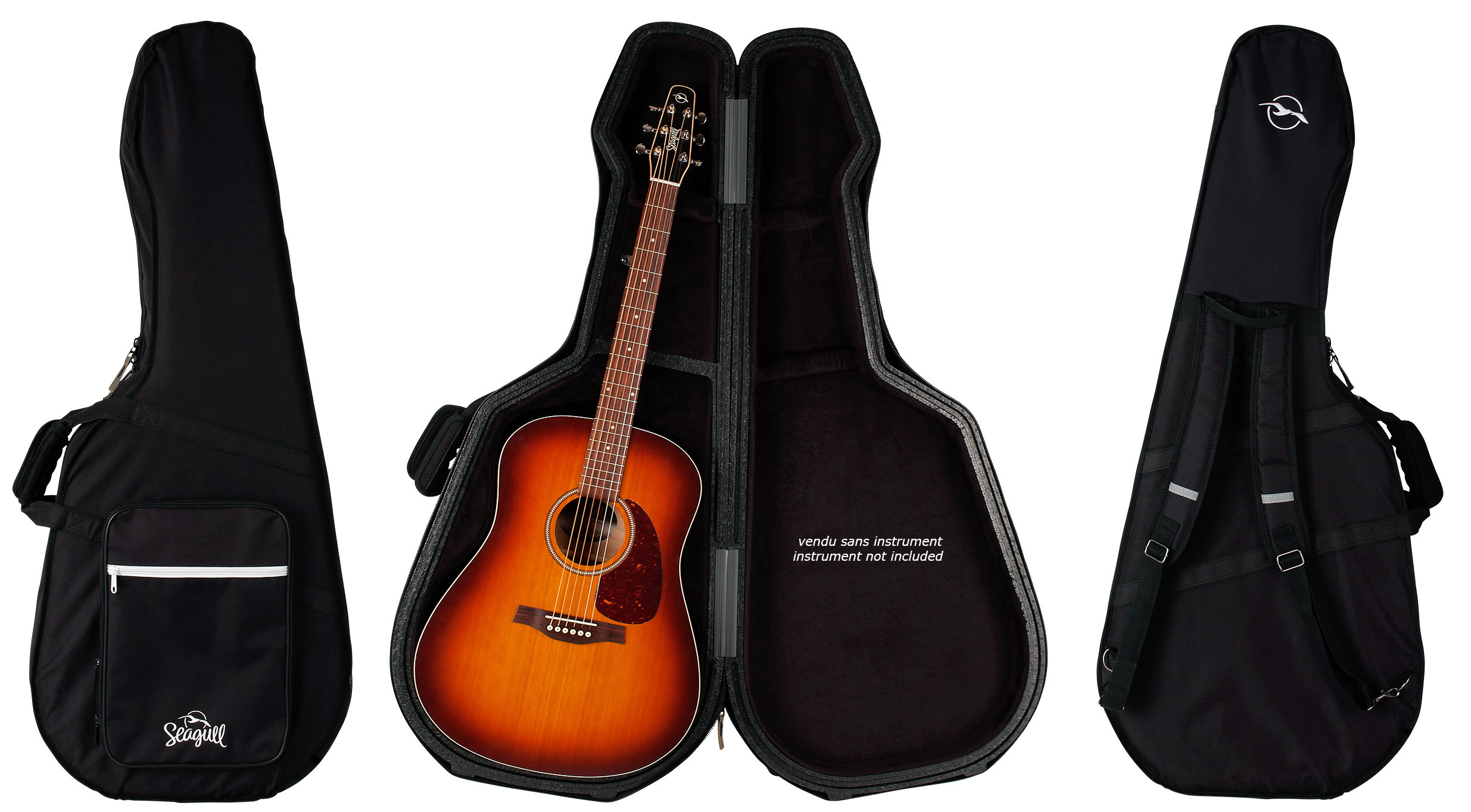 Etui guitare acoustique Godin Tric Deluxe Dreadnought Guitar Case