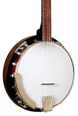 Banjo Gold tone CC-50RP Cripple Creek Resonator +Bag - Vintage brown satin