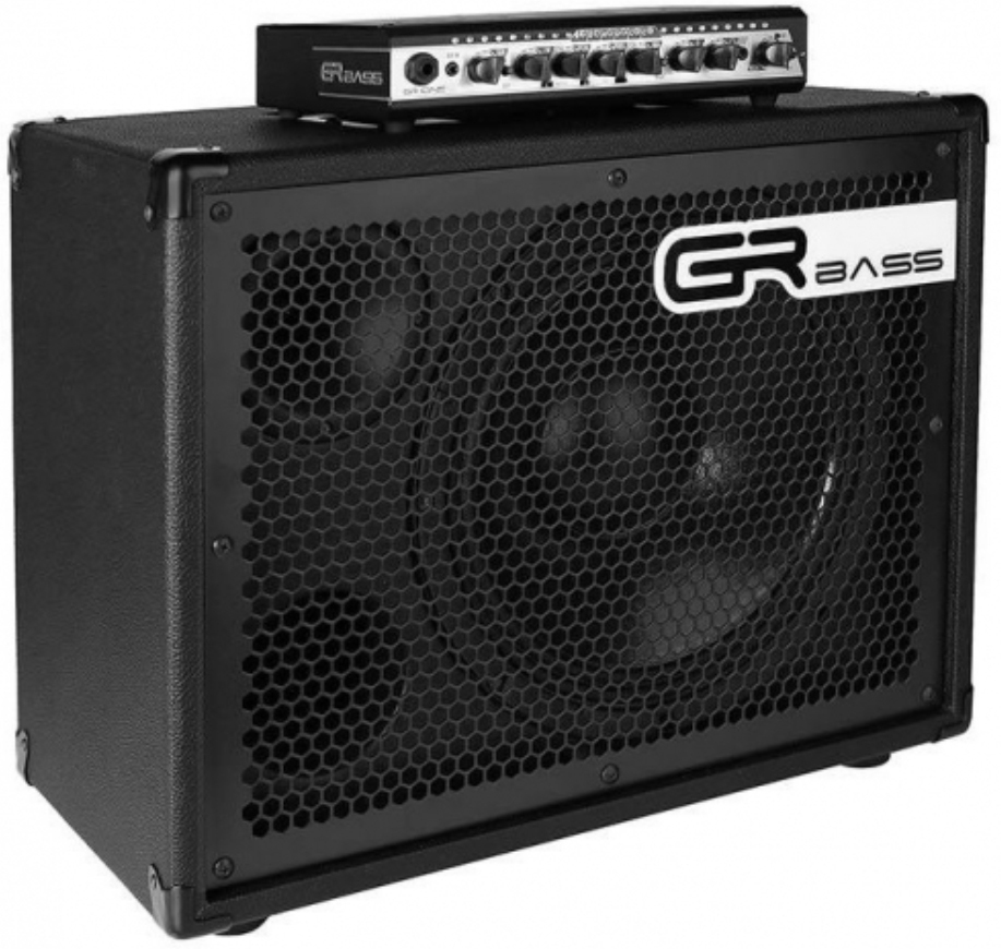 Gr Bass Stack 800 One 800 Head + Gr112h Wood Bass Cab 1x12 350w 8-ohm - Stack Ampli Basse - Main picture