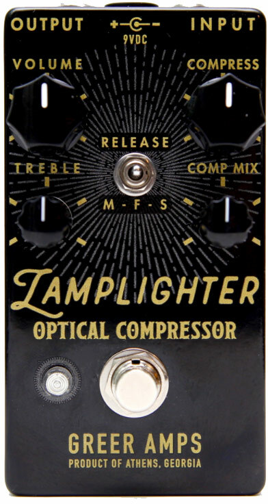 Greer Amps Lamplighter Optical Compressor - PÉdale Compression / Sustain / Noise Gate - Main picture