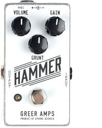 Pédale overdrive / distortion / fuzz Greer amps Hammer