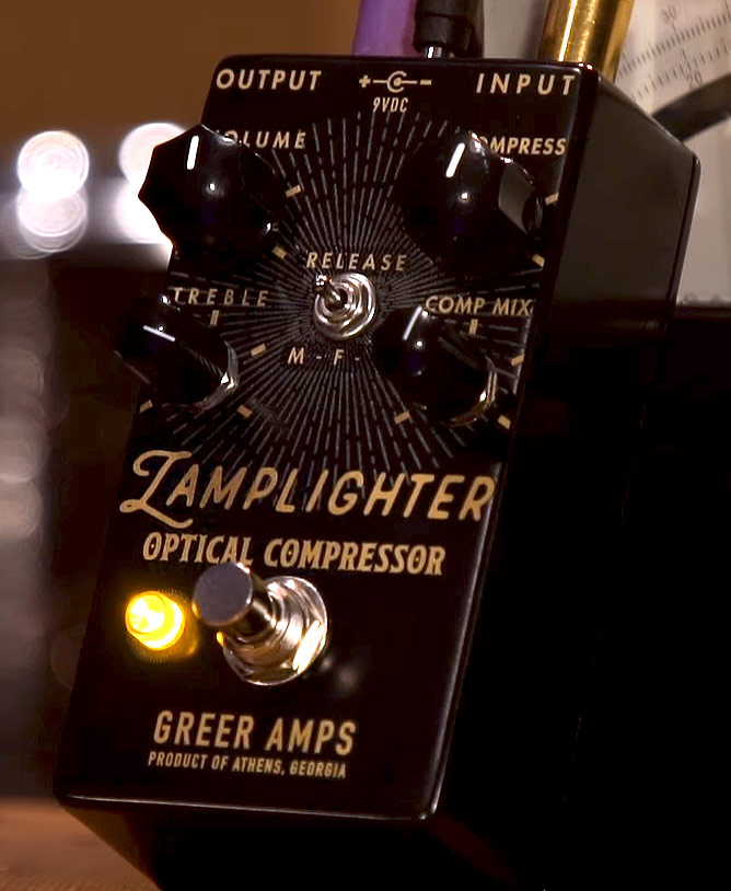 Greer Amps Lamplighter Optical Compressor - PÉdale Compression / Sustain / Noise Gate - Variation 1