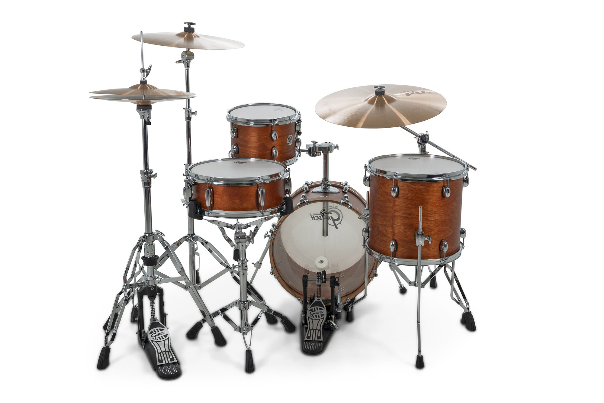 Gretsch Catalina Club - 4 FÛts - Satin Walnut Glaze - Batterie Acoustique Studio - Variation 7